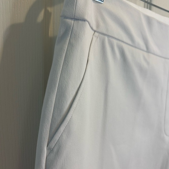 🤍”SPANX” NWT Women's 1X Petite Crisp White Flat Front Capris w/ Back Pockets - Picture 4 of 14